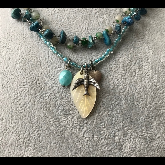 AEO Beaded Charm Necklace - Picture 2 of 6